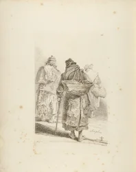 Les Simples, planche 26 des Cris de Londres exposant plusieurs des commerçants itinérants...